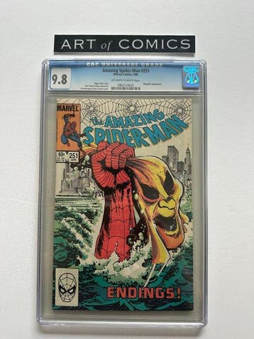 The Amazing Spider-Man #251 - CGC 9.8 - Hobgoblin appearance, Nieuw