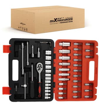 Set 53 Tools 1/4 DR Sockets 4-14mm Bits Ratchet Extensio..., Verzenden, Nieuw