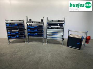Sortimo SR5 bedrijfswageninrichting 3 kasten + WorkMo 3129, Ophalen of Verzenden