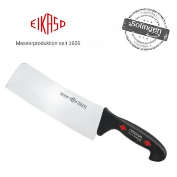 Eikaso Solingen Chinees Koksmes – 20 cm Lemmet – Semi Fl, Ophalen of Verzenden, Nieuw, Rvs of Chroom