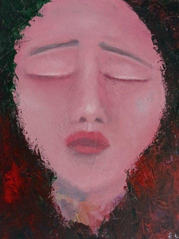 E. Lebon - Mummy 2, Antiek en Kunst, Kunst | Schilderijen | Modern
