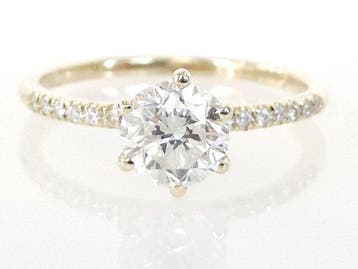Verlovingsring - 14 karaat Geel goud - 1.15ct. tw. Diamant
