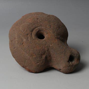 Oud-Egypte, Romeinse periode Aardewerk ‘Frog’ olielamp, Type
