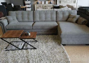Loungebank Groenveld - loungebanken - Taupe, Nieuw, 150 cm of meer, Stof, 250 tot 300 cm
