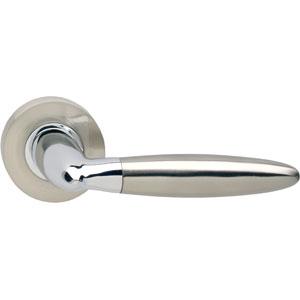 Intersteel enkele deurklink links Elen op rozet chroom/mat, Doe-het-zelf en Verbouw, Verzenden, Nieuw