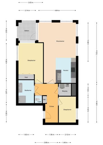 Te huur: Appartement Ceresplein in Breda, Noord-Brabant, Breda, Appartement