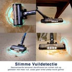 Samako Steelstofzuiger Draadloos 450W - Kruimeldief - 4, Witgoed en Apparatuur, Stofzuigers, Ophalen of Verzenden, Zo goed als nieuw