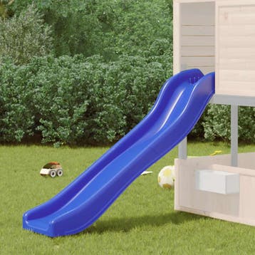 vidaXL Glijbaan 175x38x23 cm polypropeen blauw, Verzenden, Nieuw
