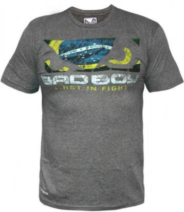 BAD BOY Rio T-Shirt Katoen Grijs, Vechtsport, Nieuw, Ophalen of Verzenden, Grijs