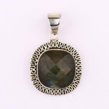 Zonder minimumprijs - Hanger Zilver - 12.30ct. tw. Gemengde