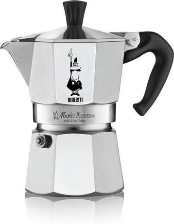 Bialetti Moka Express - Percolator - 4 kops - Aluminium, Verzenden, Nieuw