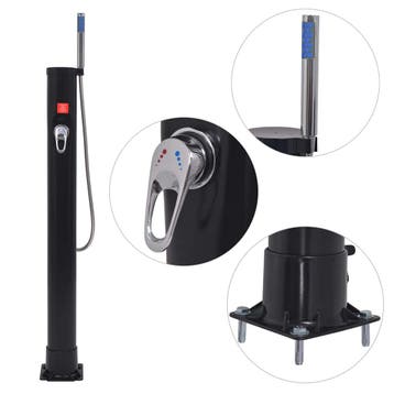 vidaXL Solar douche 8 L PVC staal, Verzenden, Nieuw