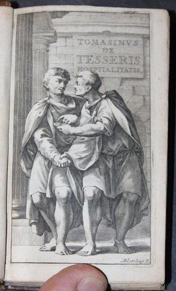 Jac. Philippi Tomasini - De tesseris hospitalitatis liber