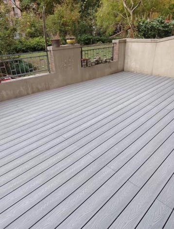 Composiet Vlonderplank Licht Grijs 2,3 X 14,8 Cm Houtnerf /, Tuin en Terras, Terrasdelen en Vlonders, Nieuw