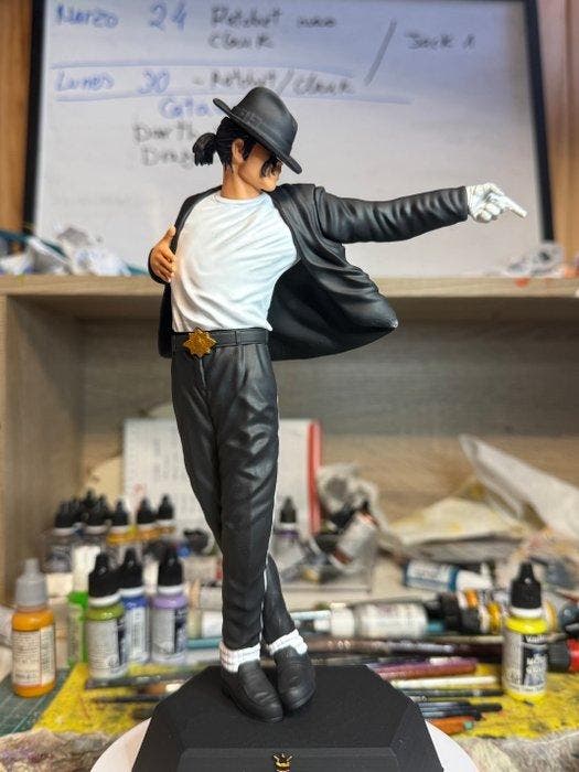 Figuur - Michael Jackson - Hars, Antiek en Kunst, Antiek | Overige Antiek