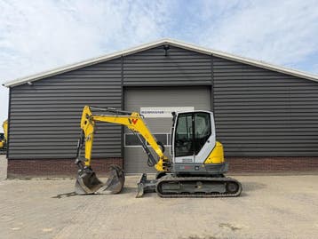 Wacker Neuson EZ50 rupsgraafmachine €835 LEASE - AIRCO sloop, Zakelijke goederen, Ophalen, Graafmachine