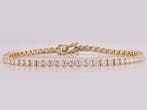 Armband - 14 karaat Geel goud - 5.01ct. tw. Diamant, Sieraden, Tassen en Uiterlijk, Nieuw