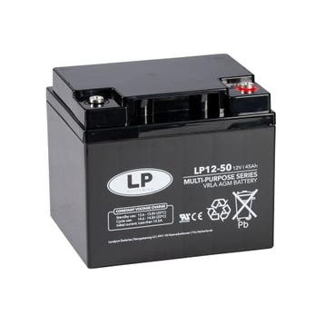 Landport (LP) VRLA-LP accu 12 volt 45 ah LP12-50, Computers en Software, Ophalen of Verzenden, Nieuw