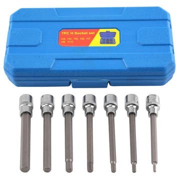 Hexagonal Allen Extractors 3-10mm voor CRV Staal Case 7 S..., Auto diversen, Verzenden, Nieuw