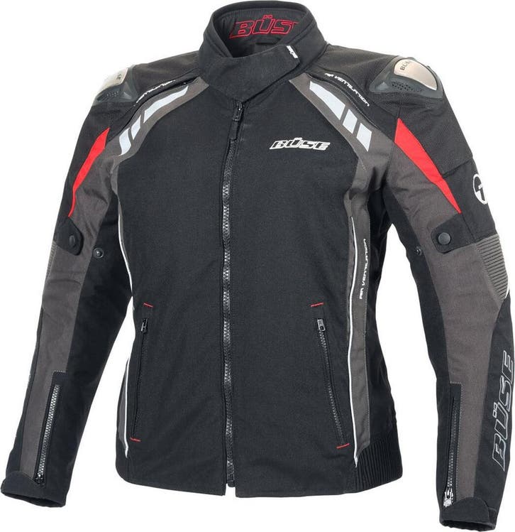 Büse B.Racing Pro Dames Zwart Rood Textiel Jas, Motoren, Kleding | Motorkleding, Heren, Nieuw met kaartje, Jas | textiel, Verzenden