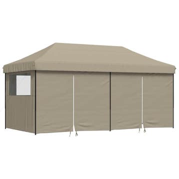 Tuin Paviljoen 6m met zijwanden | Laatste Stuk!, Gebruikt, Opvouwbaar, Partytent, Minder dan 4 meter