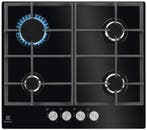Electrolux EGG6426SK Zwart Ingebouwd 59 cm Gaskookplaat 4, Witgoed en Apparatuur, Kookplaten, Ophalen of Verzenden, Nieuw