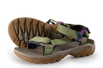 Teva Sandalen in maat 38 Groen, Verzenden, Sandalen of Muiltjes, Zo goed als nieuw, Teva