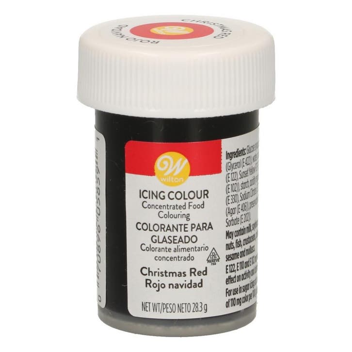 Wilton Kleurstof Gel Kerst Rood 28g, Hobby en Vrije tijd, Taarten en Cupcakes maken, Nieuw, Verzenden
