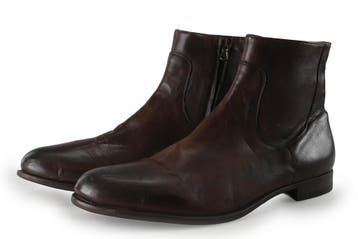Black Label Enkellaarzen in maat 47 Bruin, Kleding | Heren, Bruin, Verzenden, Overige typen, Zo goed als nieuw