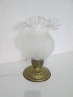 Tafellamp - Messing, Glas