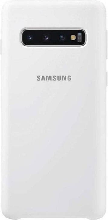 Samsung Galaxy S10 Silicone Cover Wit, Ophalen of Verzenden, Nieuw