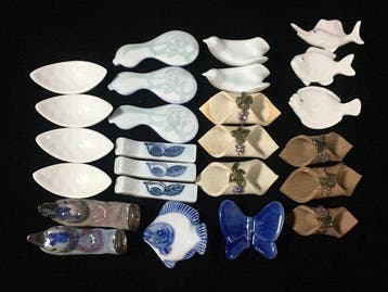 Japanese - Beeld, Collection of 25 Vintage Japanese Ceramic