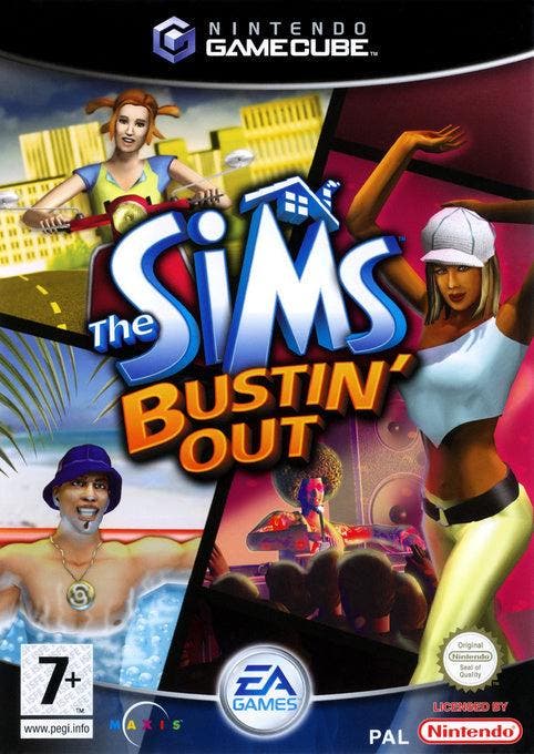 Gamecube The Sims: Bustin Out, Spelcomputers en Games, Games | Nintendo GameCube, Zo goed als nieuw, Verzenden
