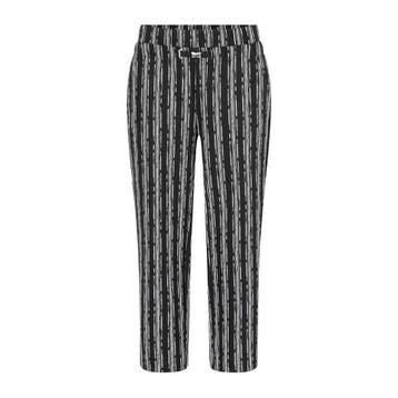 MAC • gestreepte Easy Culotte broek • 36, Verzenden, Zwart, MAC, Nieuw
