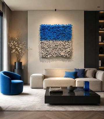 Swen Van der Sangen - Sakura Denim High Gloss - Sakura, Antiek en Kunst, Kunst | Designobjecten