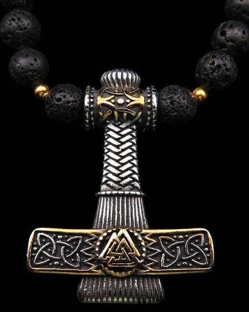 Donderhamer van Thor uit Asgard – Lavasteen – Vikingkracht