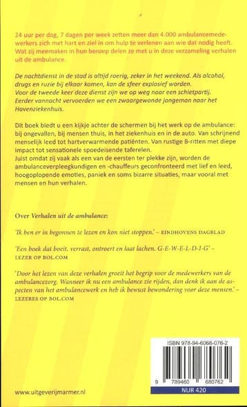 Verhalen uit de ambulance 9789460680762 Mariëtte Middelbeek, Boeken, Verzenden, Zo goed als nieuw, Mariëtte Middelbeek