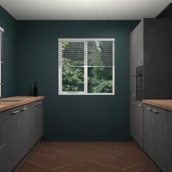 Beton Antraciet-keuken Lusaka 45902, Verzenden, Nieuw