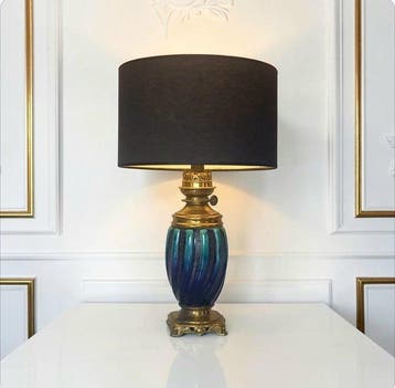 Lamp - Antiek - In de stijl van Théodore Deck -, Antiek en Kunst
