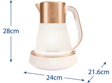 Russell Hobbs -  Calm Waterkoker - 27450-56  - Wit, Witgoed en Apparatuur, Waterkokers, 1 tot 2 liter, Verzenden, Nieuw