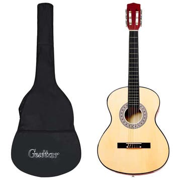 vidaXL Gitaar klassiek beginner met tas 3/4 36, Verzenden, Nieuw
