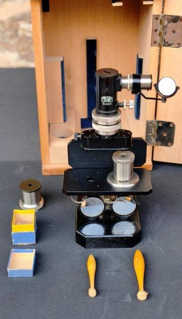 Colorimeter - Messing, Staal, Glas, Hout - 1930-1940 -