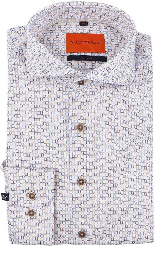 Suitable Overhemd Window Multicolour maat 41 Heren, Kleding | Heren, Overhemden, Nieuw, Verzenden