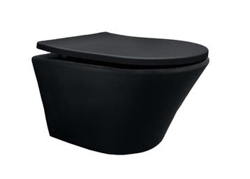 Vesta Junior Wandcloset Rimless Verkort met Shade Slim, Ophalen of Verzenden, Nieuw, Bad