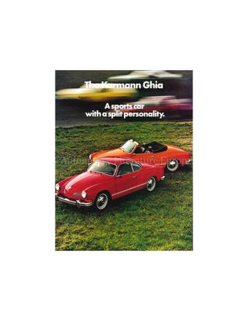 1972 VOLKSWAGEN KARMANN GHIA BROCHURE ENGELS (USA), Boeken, Nieuw, Volkswagen, Author