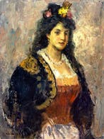 Da Vincenzo Irolli (XX) - Ritratto di donna - NO RESERVE