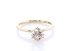 Ring - 14 karaat Geel goud - 1.01ct. tw. Diamant (Natuurlijk, Nieuw