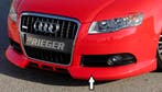 Rieger spoilerlip | A4 (8E) Typ B7: 11.04- (vanaf Facelift), Verzenden, Nieuw, Audi