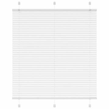 vidaXL Plissé rolgordijn 115x100cm stofbreedte 114,4cm, Huis en Inrichting, Verzenden, Nieuw, Wit