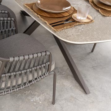 Prado dining tuintafel 300x110xH75 cm terre met keramisch, Ophalen of Verzenden, Nieuw